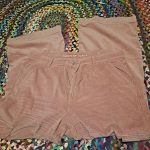 American Eagle Outfitters Pink Corduroy Shorts